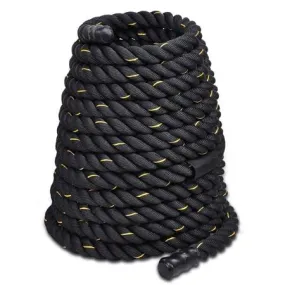 1.5"x50' Poly Undulation Battling Workout Rope Black
