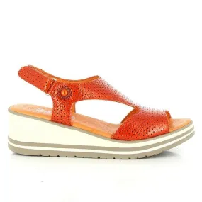 24 Hrs 23321 Orange Slingback Sandals