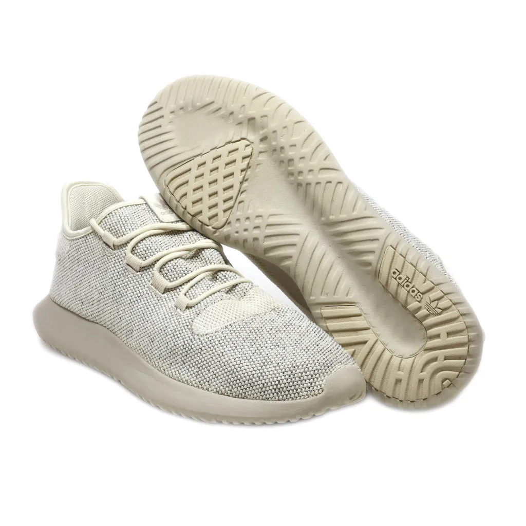 Adidas Tubular Shadow Knit Sport Shoes Fabric Beige Colour For Men