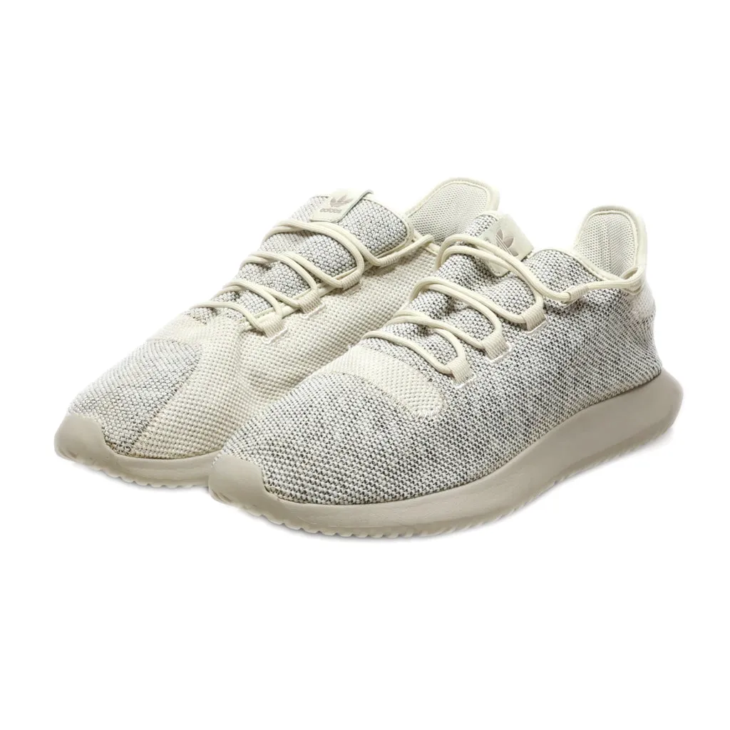 Adidas Tubular Shadow Knit Sport Shoes Fabric Beige Colour For Men