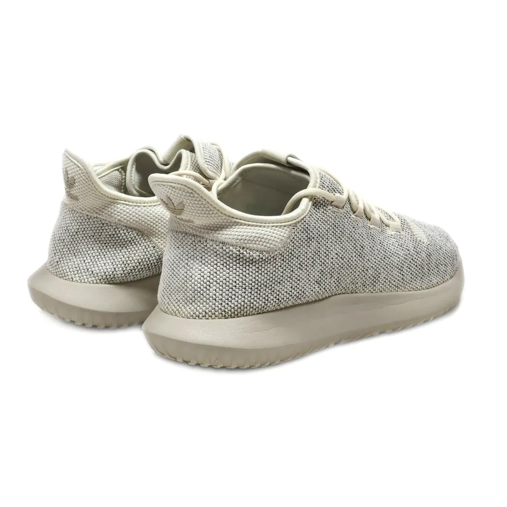 Adidas Tubular Shadow Knit Sport Shoes Fabric Beige Colour For Men