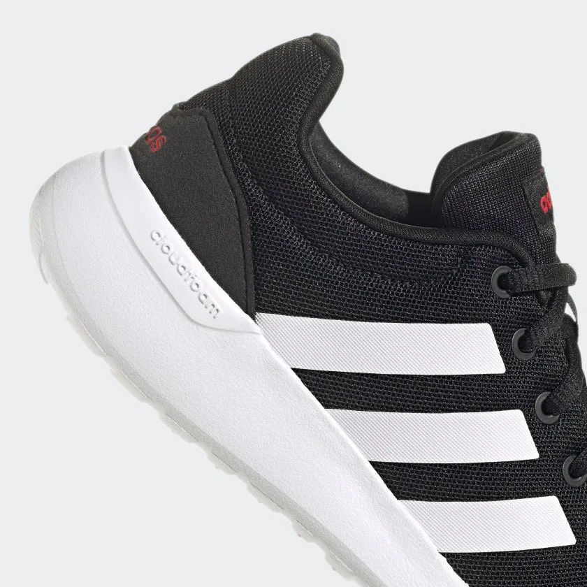 Adidas Youth LITE RACER CLN 2.0 SHOES Core Black / Cloud White / Scarlet - (GZ7739) - C2 - R2L13