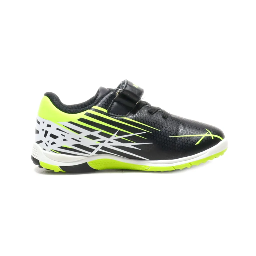 Airness Sport Shoes Leather Black Colour For Kids