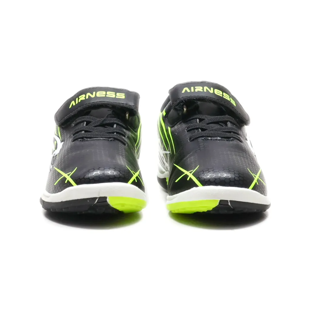Airness Sport Shoes Leather Black Colour For Kids