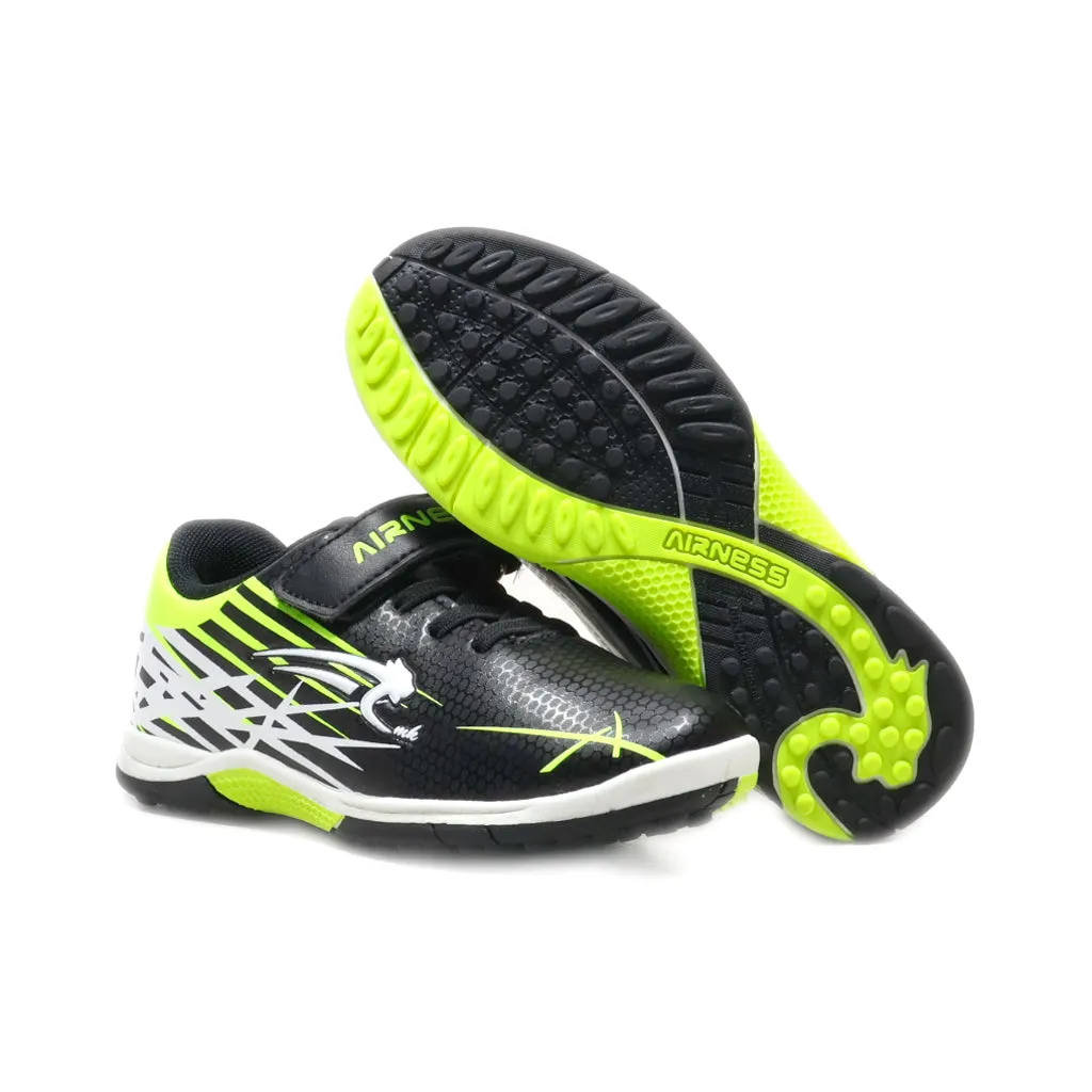 Airness Sport Shoes Leather Black Colour For Kids