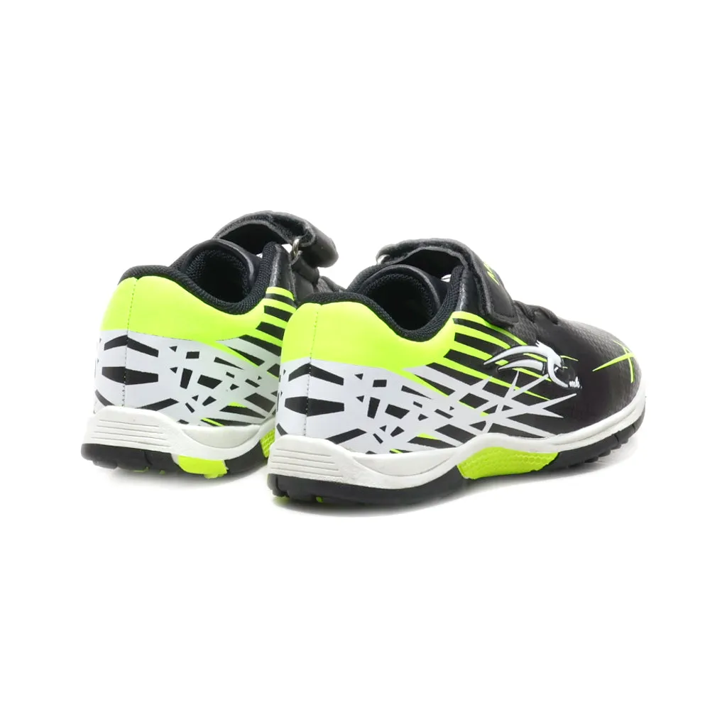 Airness Sport Shoes Leather Black Colour For Kids