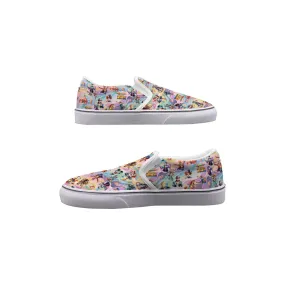 Awesome Designs, Men's Slip On Sneakers, dragons, zombies & More