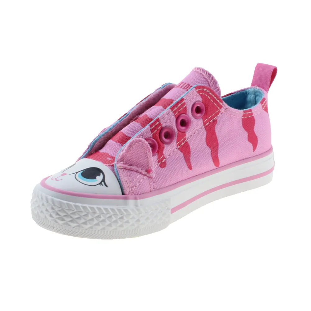 Baby Boy's Girl's Canvas Cartoon Shoes Lace Up Sneaker