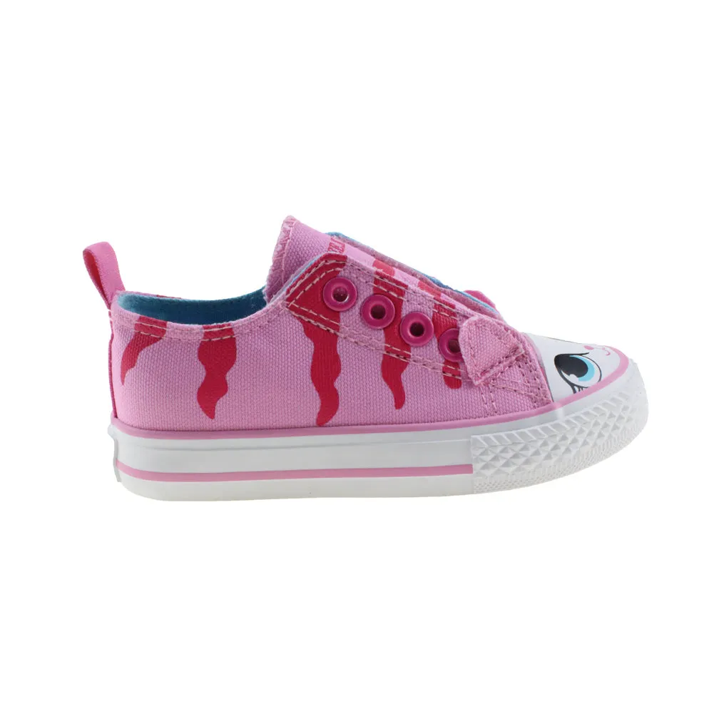 Baby Boy's Girl's Canvas Cartoon Shoes Lace Up Sneaker