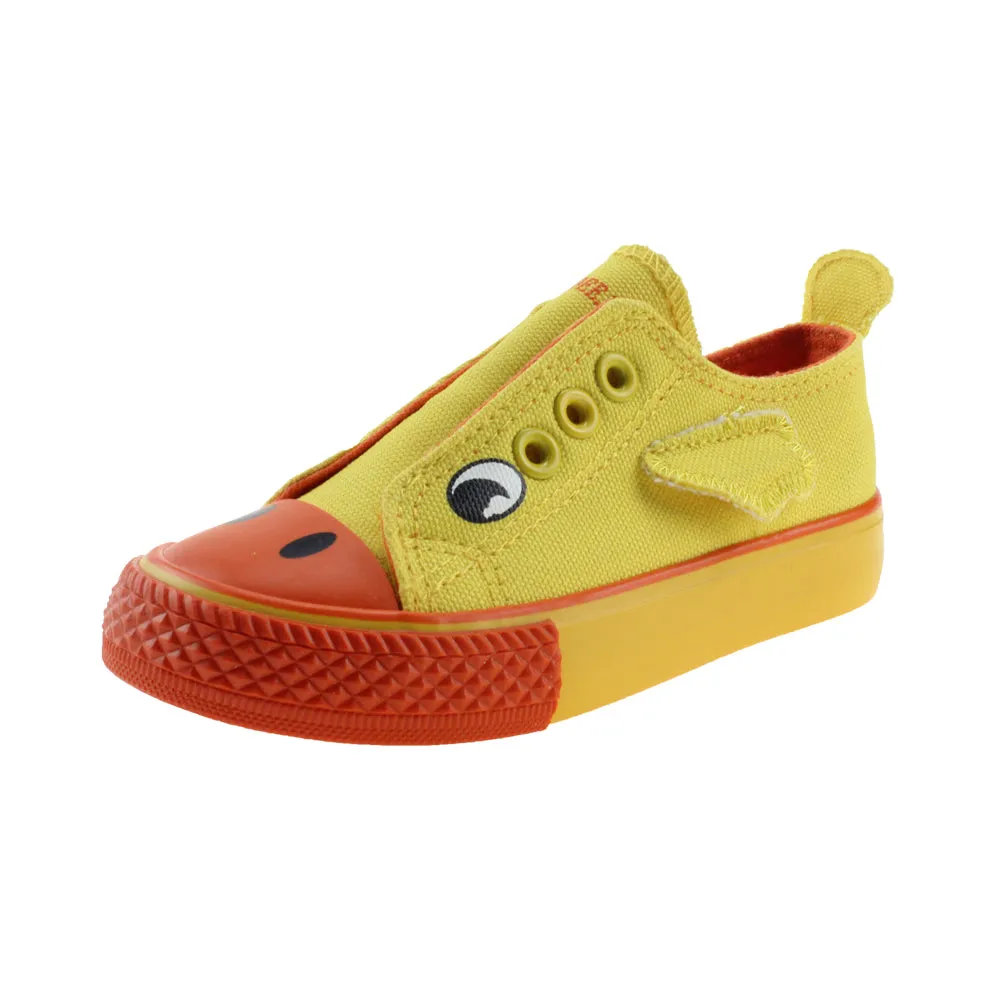 Baby Boy's Girl's Canvas Cartoon Shoes Lace Up Sneaker