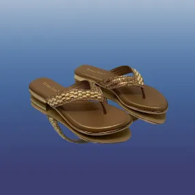 Beaded Elegance Slip-On Sandals