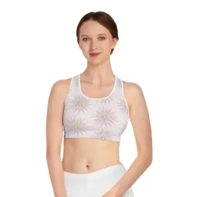 Blossom Into Fitness Soft Pink Sports Bra