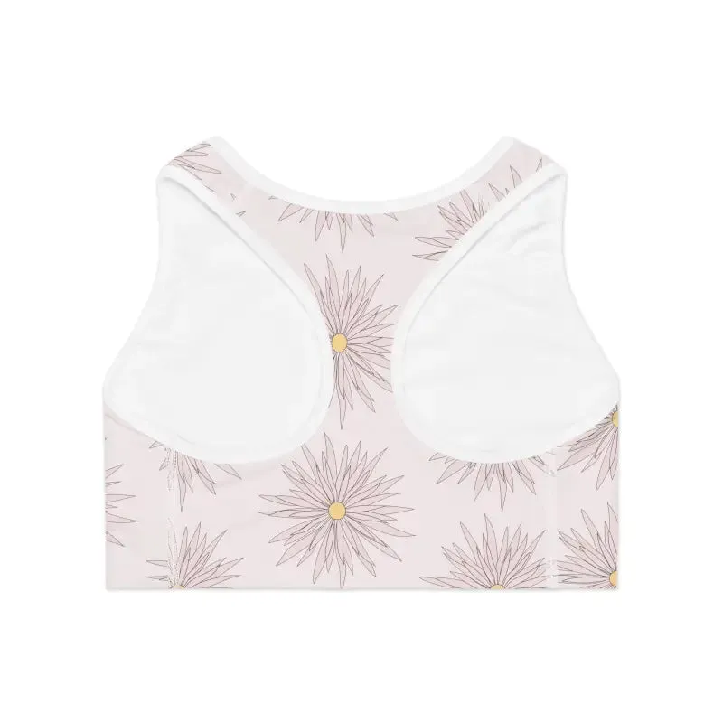 Blossom Into Fitness Soft Pink Sports Bra