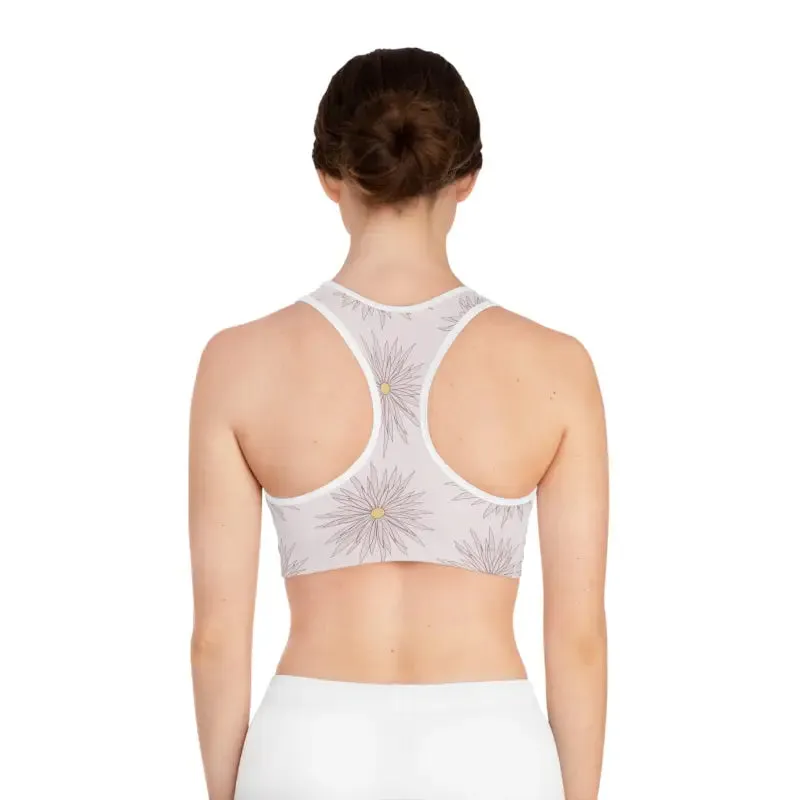 Blossom Into Fitness Soft Pink Sports Bra