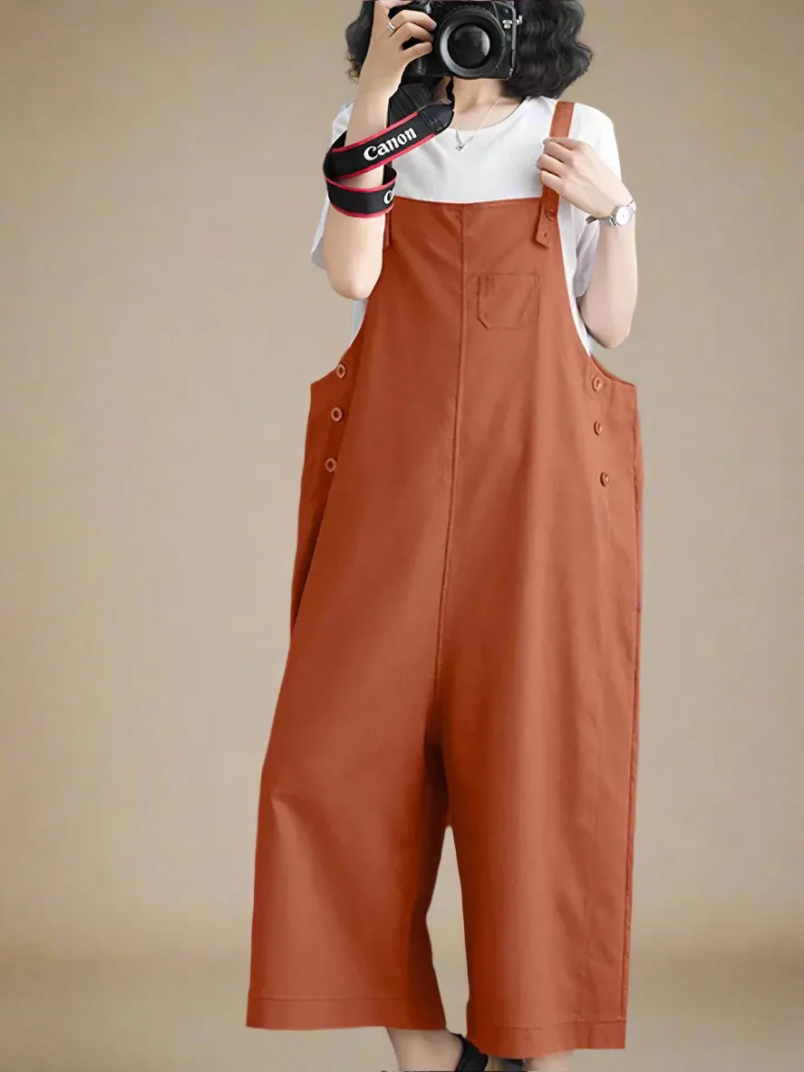 Boho Loose Casual Overall Dungaree