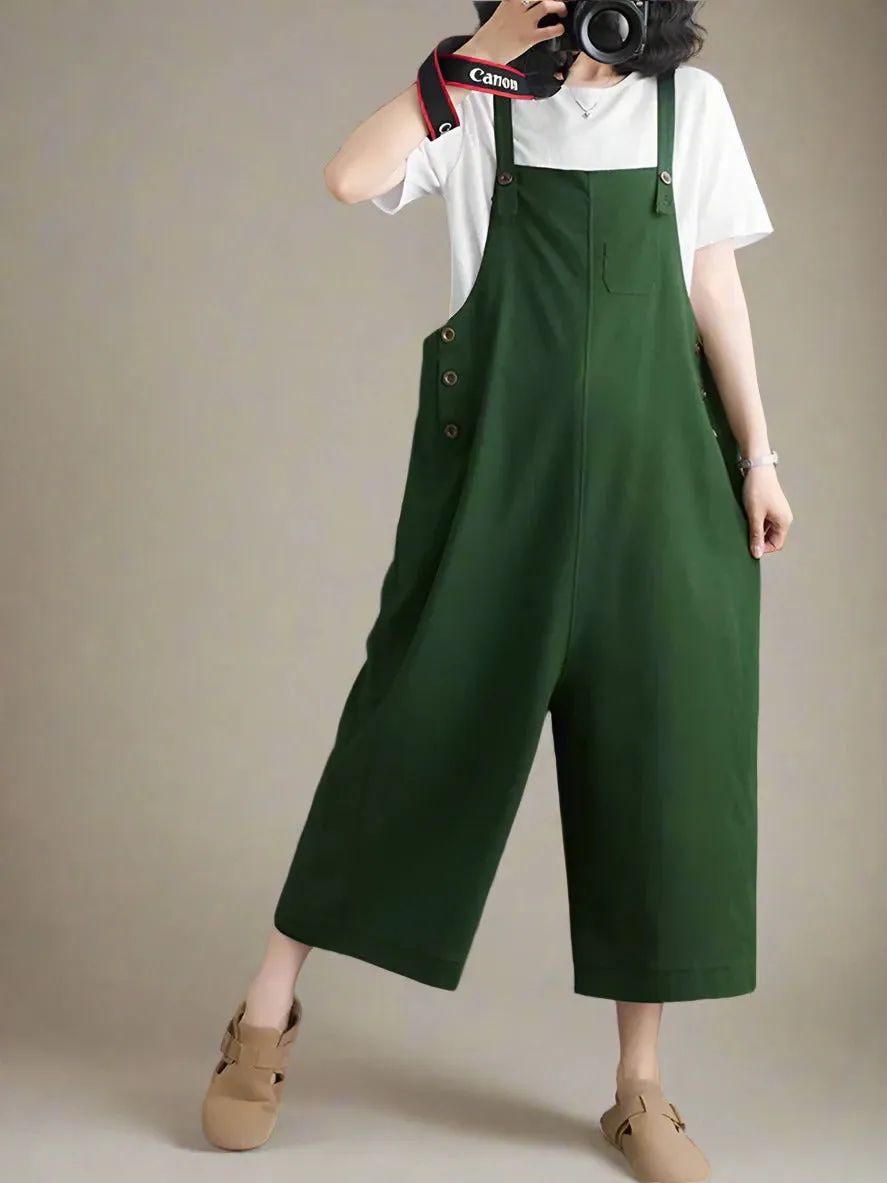 Boho Loose Casual Overall Dungaree