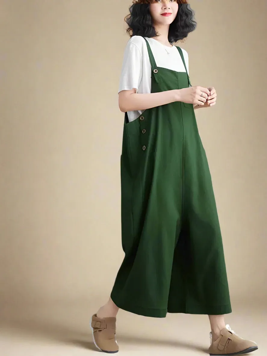 Boho Loose Casual Overall Dungaree