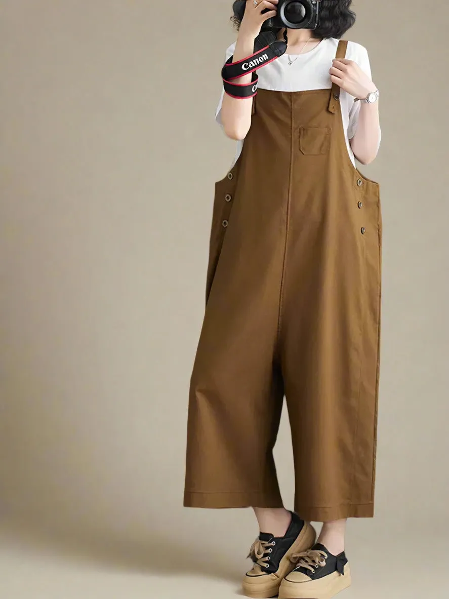 Boho Loose Casual Overall Dungaree