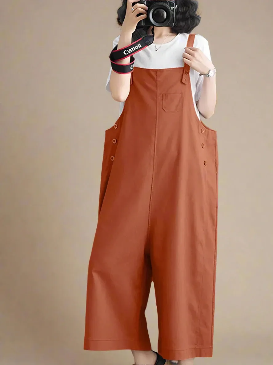 Boho Loose Casual Overall Dungaree