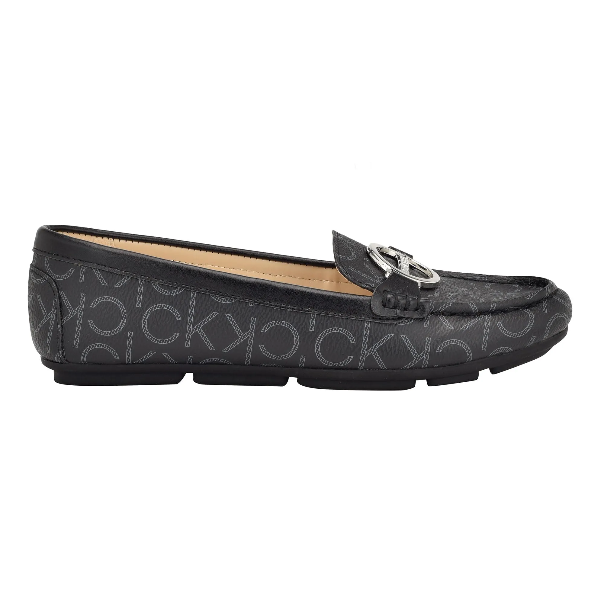 Calvin Klein Women's Layne Loafer, Black 002, 9.5