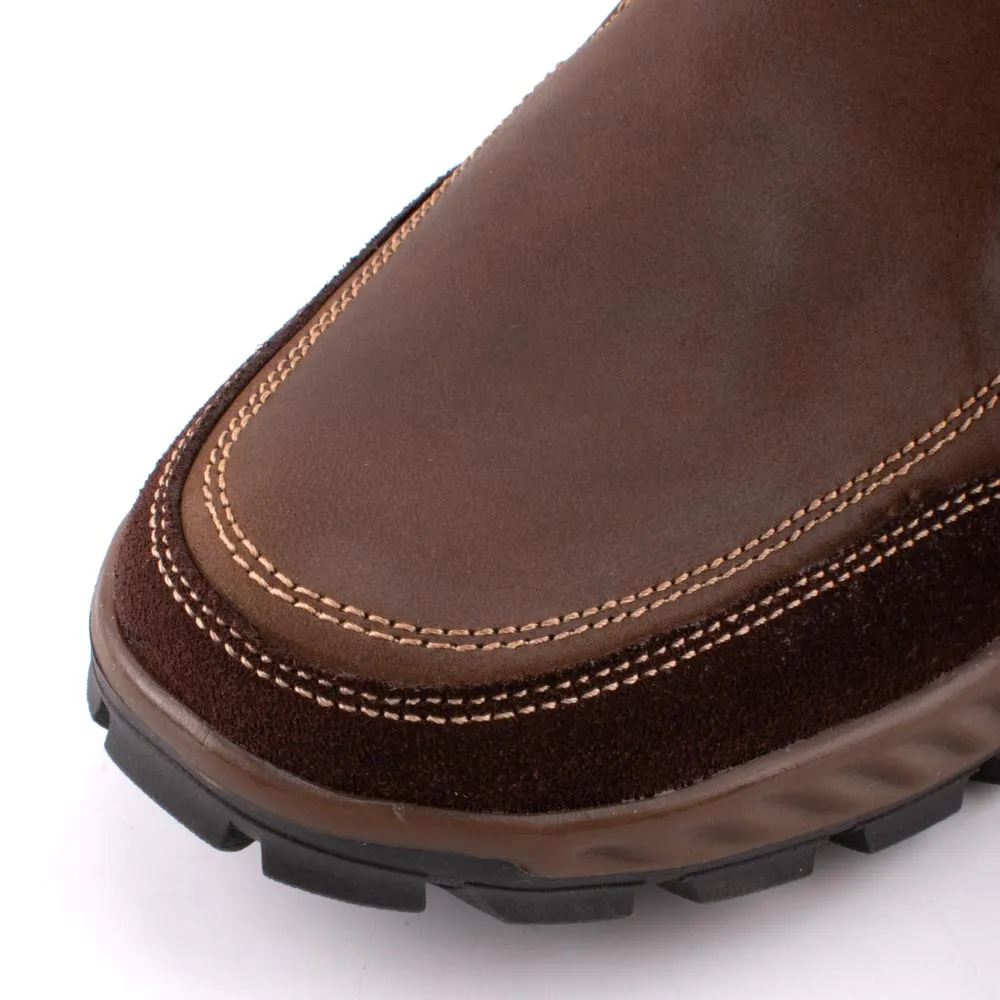 camel active Leather Classic Slip On Shoes Men Brown ASHFORD 852406-RS1-3