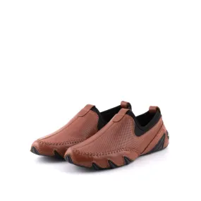 camel active Leather Classy Smart Slip On Shoes Men Brown REMIZ 872403-AM2SV-3 BROWN