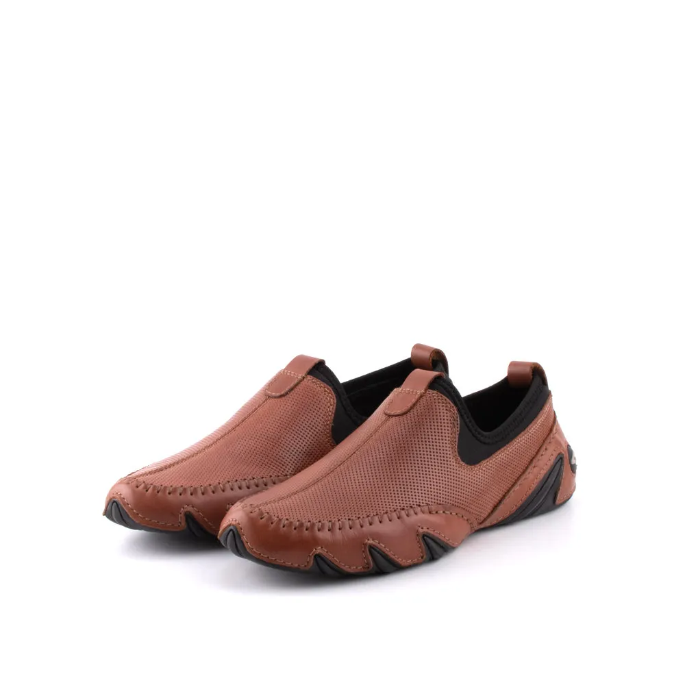 camel active Leather Classy Smart Slip On Shoes Men Brown REMIZ 872403-AM2SV-3 BROWN