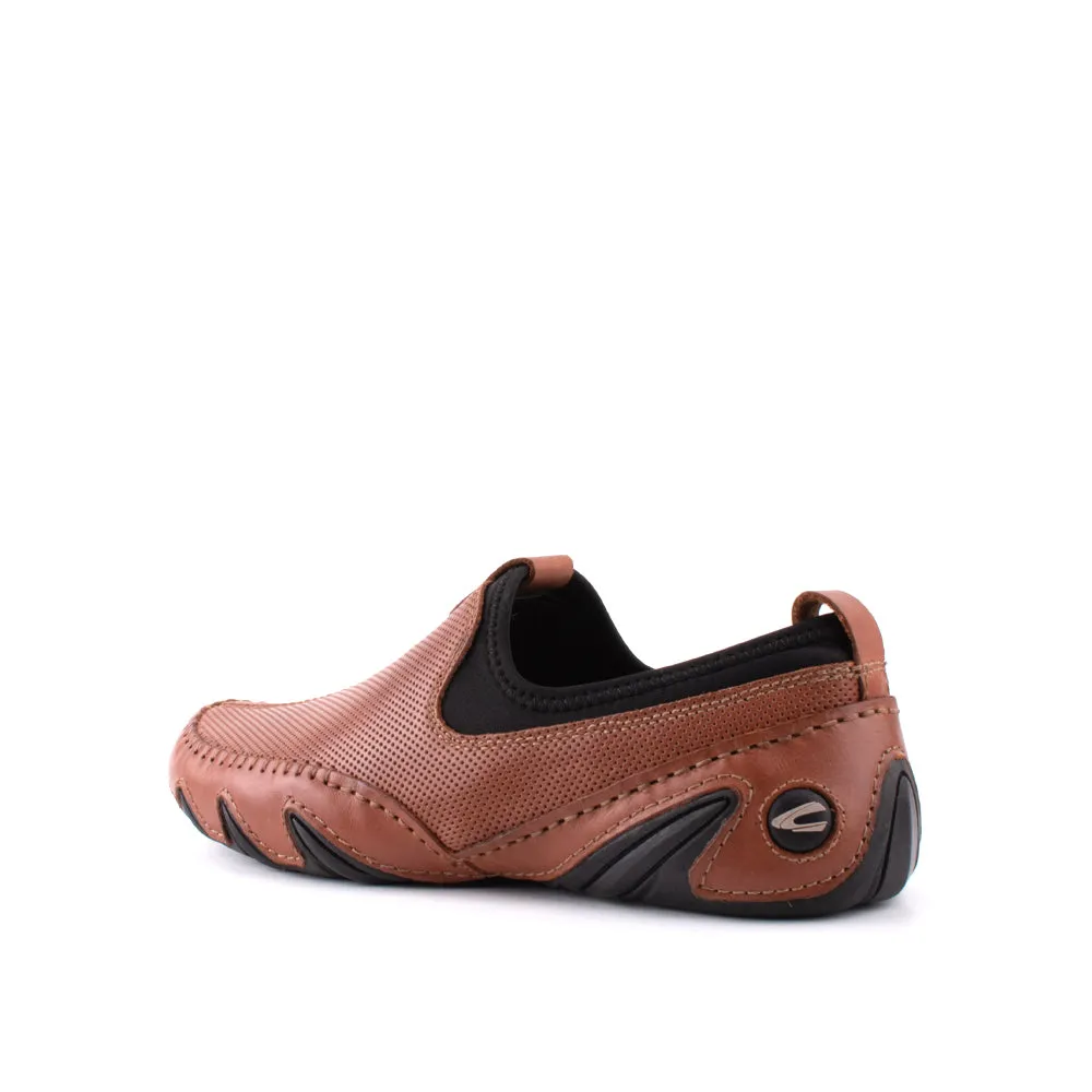 camel active Leather Classy Smart Slip On Shoes Men Brown REMIZ 872403-AM2SV-3 BROWN