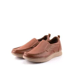 camel active Leather Smooth Slip On Shoes Men Dark Tan VENETO 852412-AA1-82