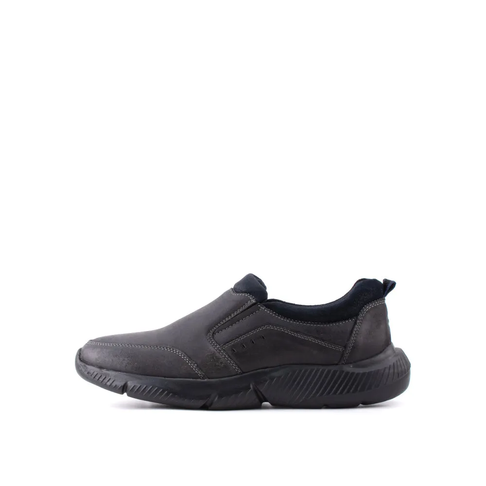 camel active Suede Leather Slip On Shoes Men Dark Navy ALTO 852410-AA1-45