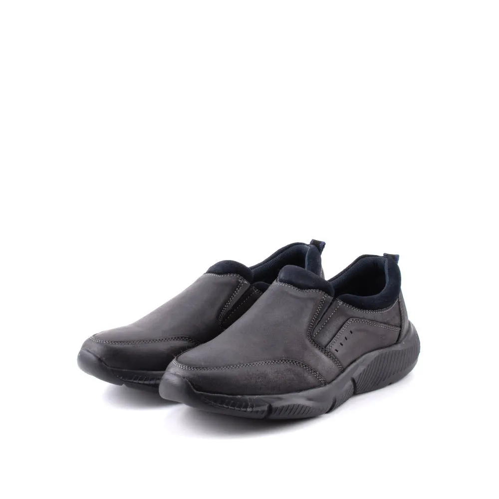 camel active Suede Leather Slip On Shoes Men Dark Navy ALTO 852410-AA1-45
