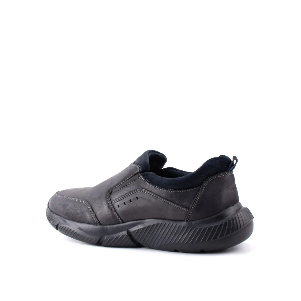 camel active Suede Leather Slip On Shoes Men Dark Navy ALTO 852410-AA1-45