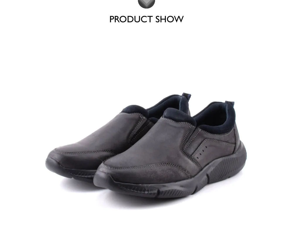 camel active Suede Leather Slip On Shoes Men Dark Navy ALTO 852410-AA1-45