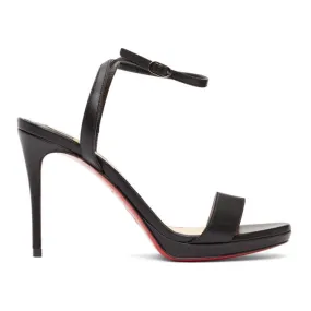 Christian Louboutin Black Loubi Queen 100 Heeled Sandals