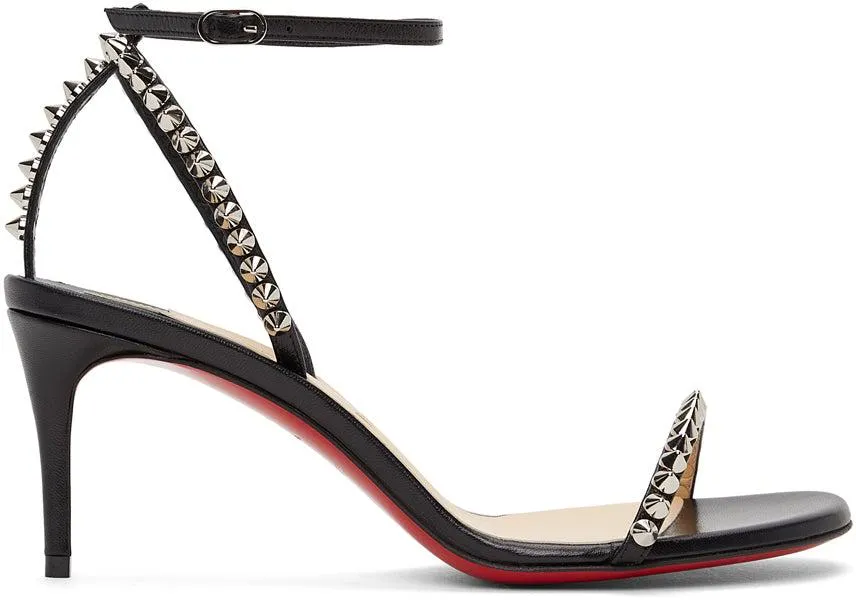 Christian Louboutin Black Studded So Me Heeled Sandals