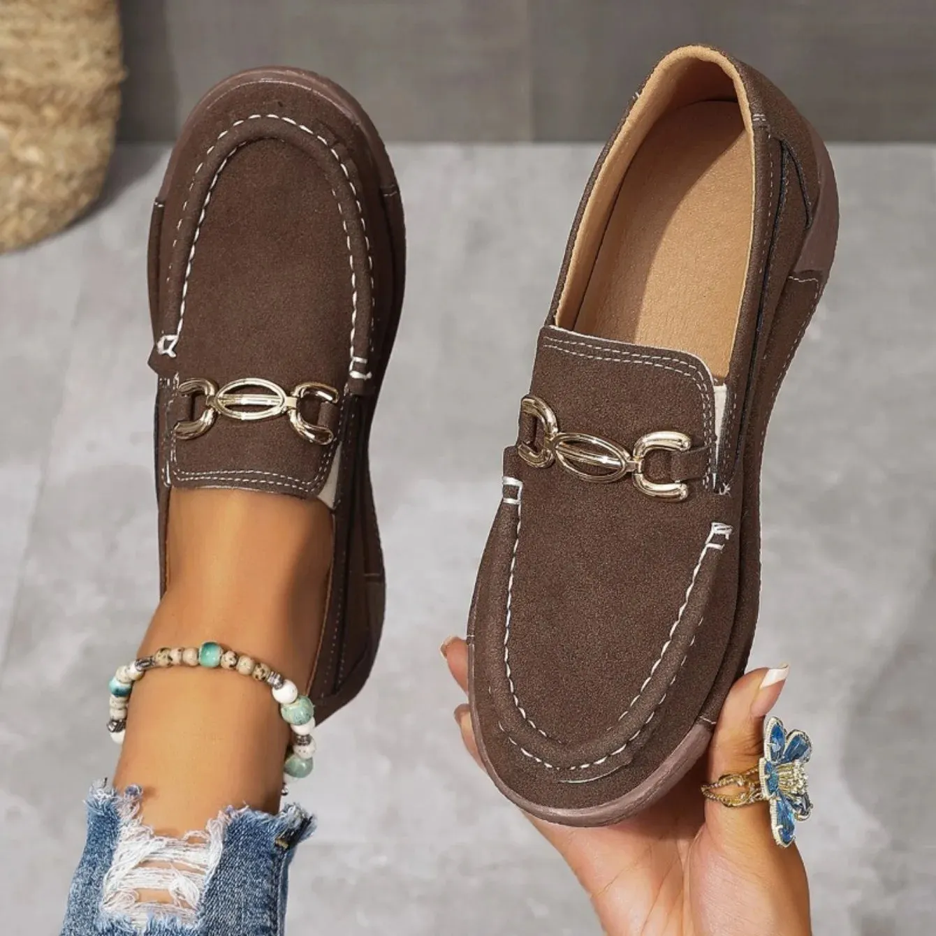 Claudette - Soft Soled Casual Sneakers for Women