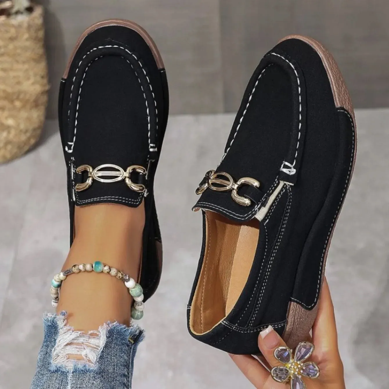 Claudette - Soft Soled Casual Sneakers for Women