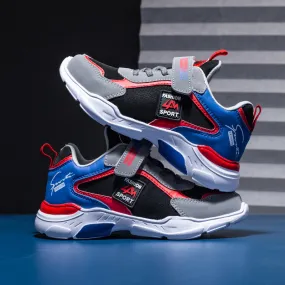 Color Blocking Breathable Velcro Sneakers