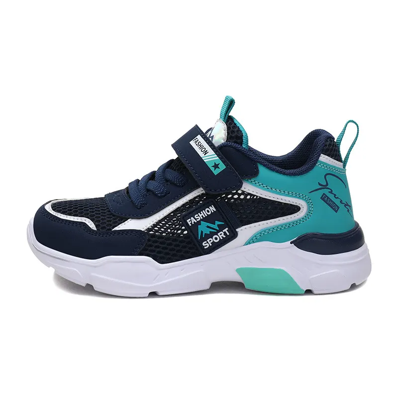 Color Blocking Breathable Velcro Sneakers