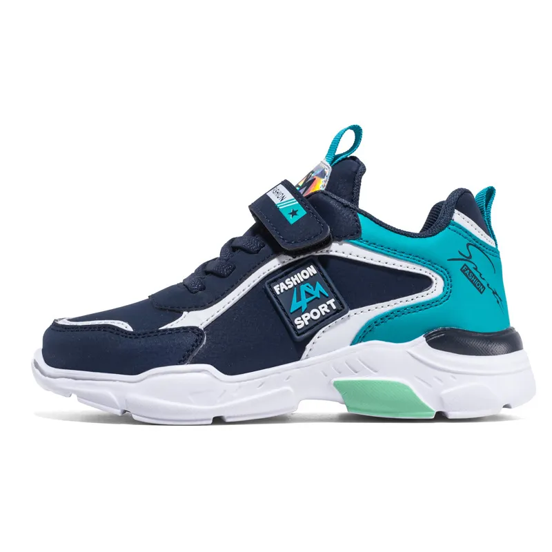 Color Blocking Breathable Velcro Sneakers