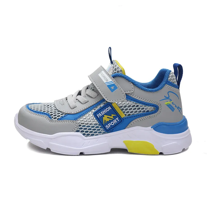 Color Blocking Breathable Velcro Sneakers