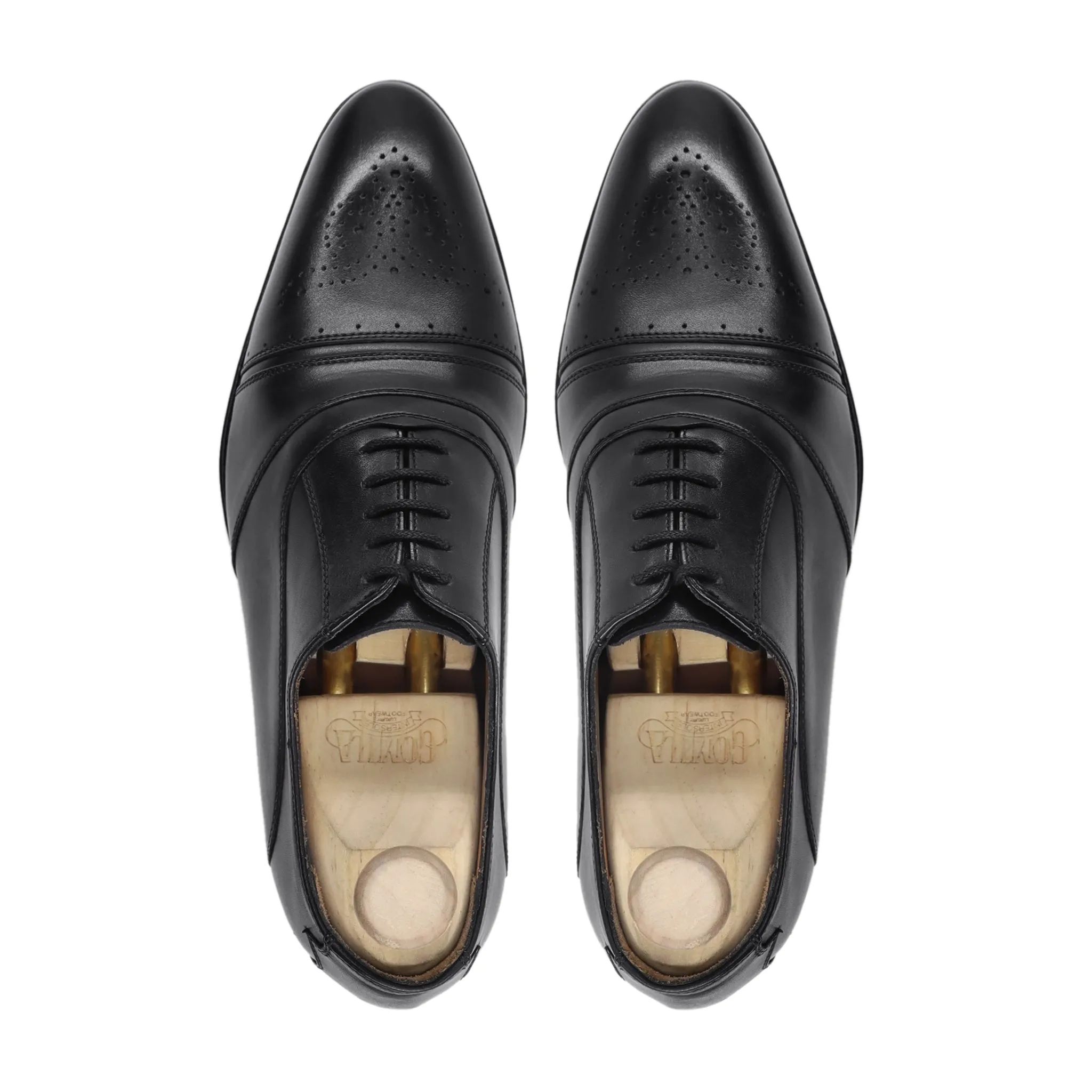 Danika - Men's Black Calf Leather Oxford Shoe