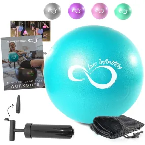 Exercise Ball Workout Equipment for Yoga and Pilates with Mesh Bag