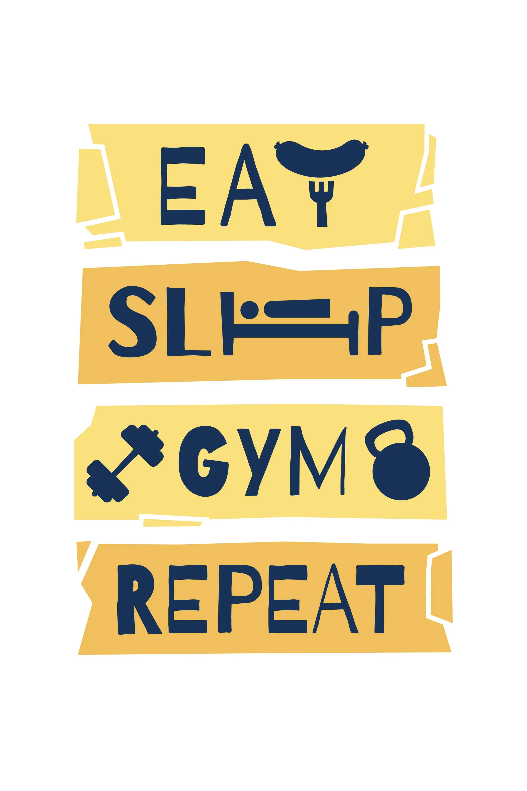 Fitness Anthem Printed T-shirt for women