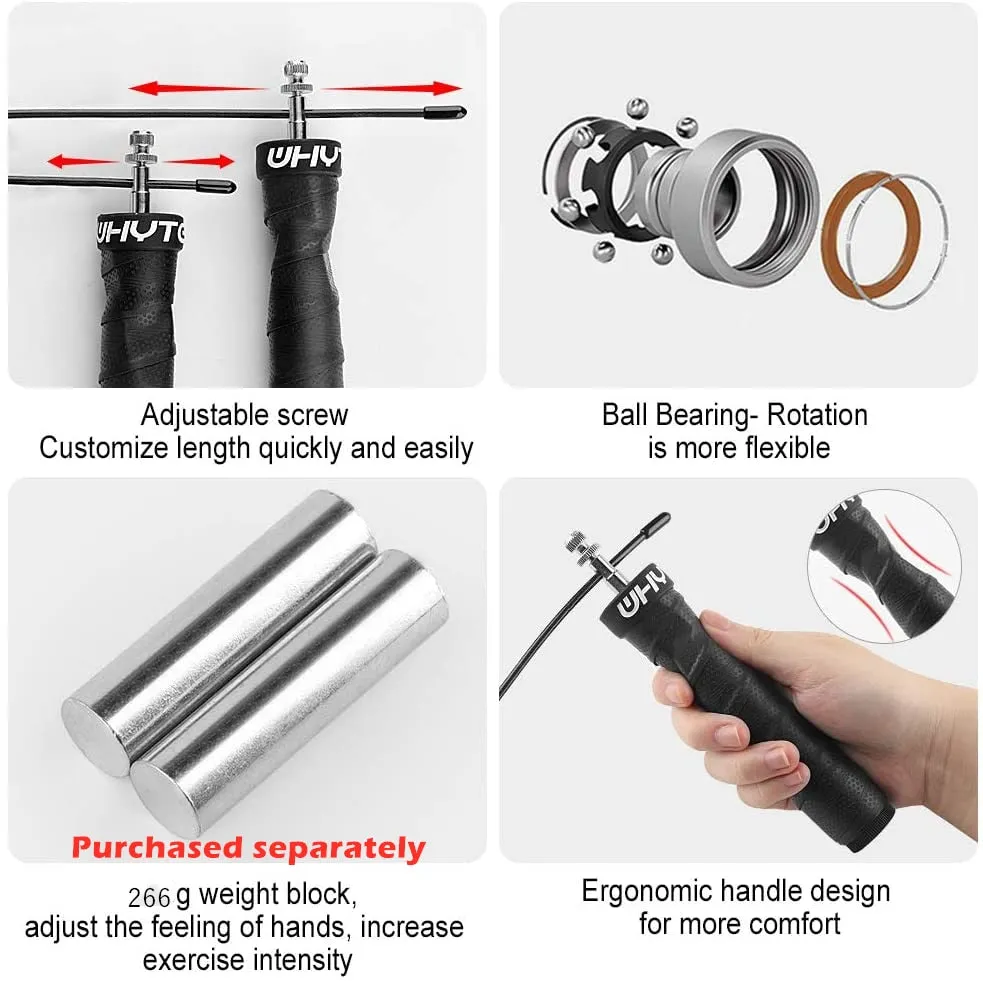 Fitness Speed Jump Rope CrossFit Skipping Ropes