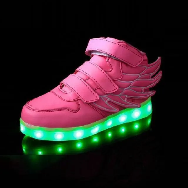 Flashez Pink Kids  - LED Thunder Shoes
