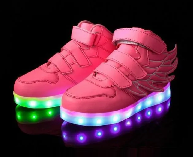 Flashez Pink Kids  - LED Thunder Shoes