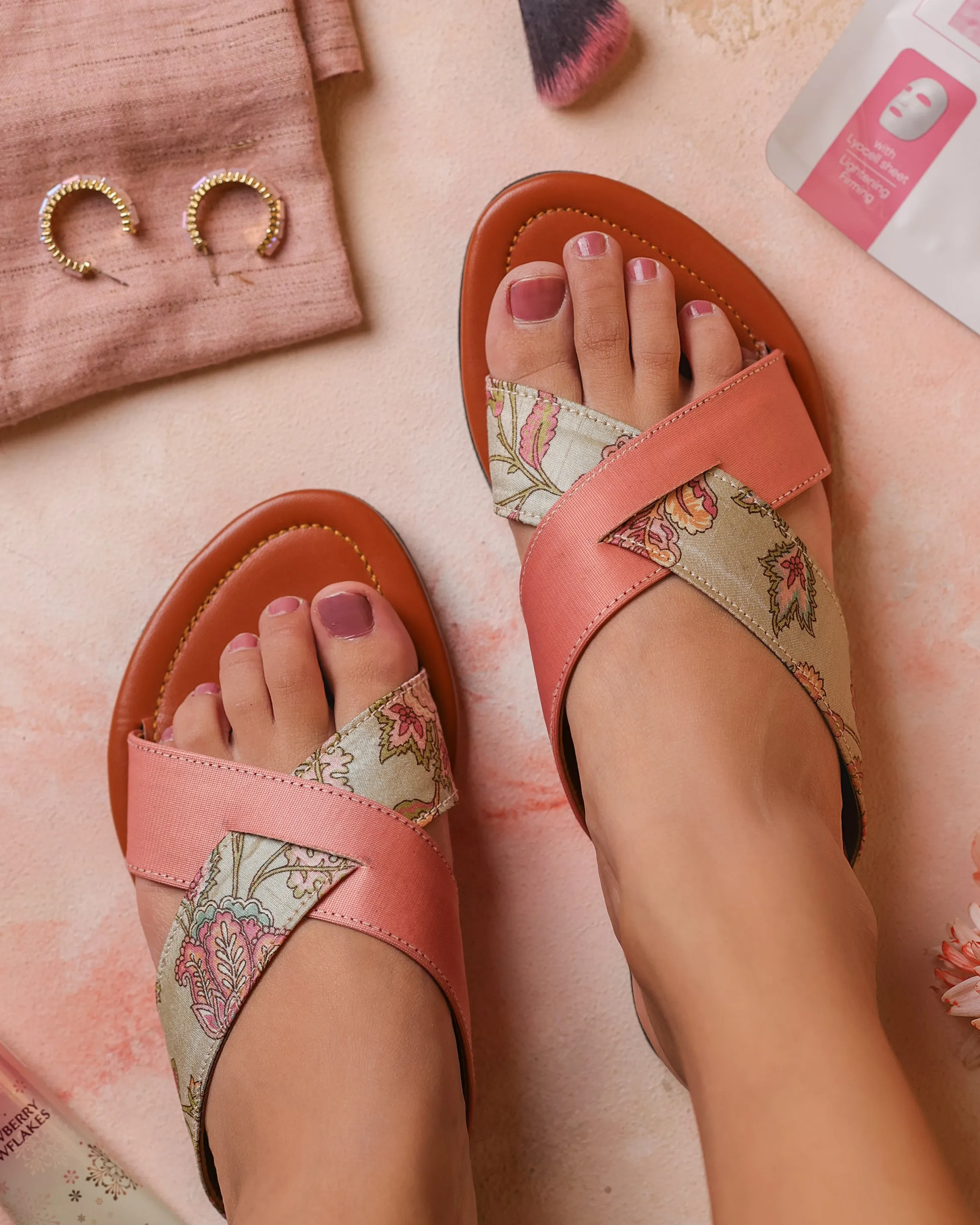 Fuchsia Charm Flats