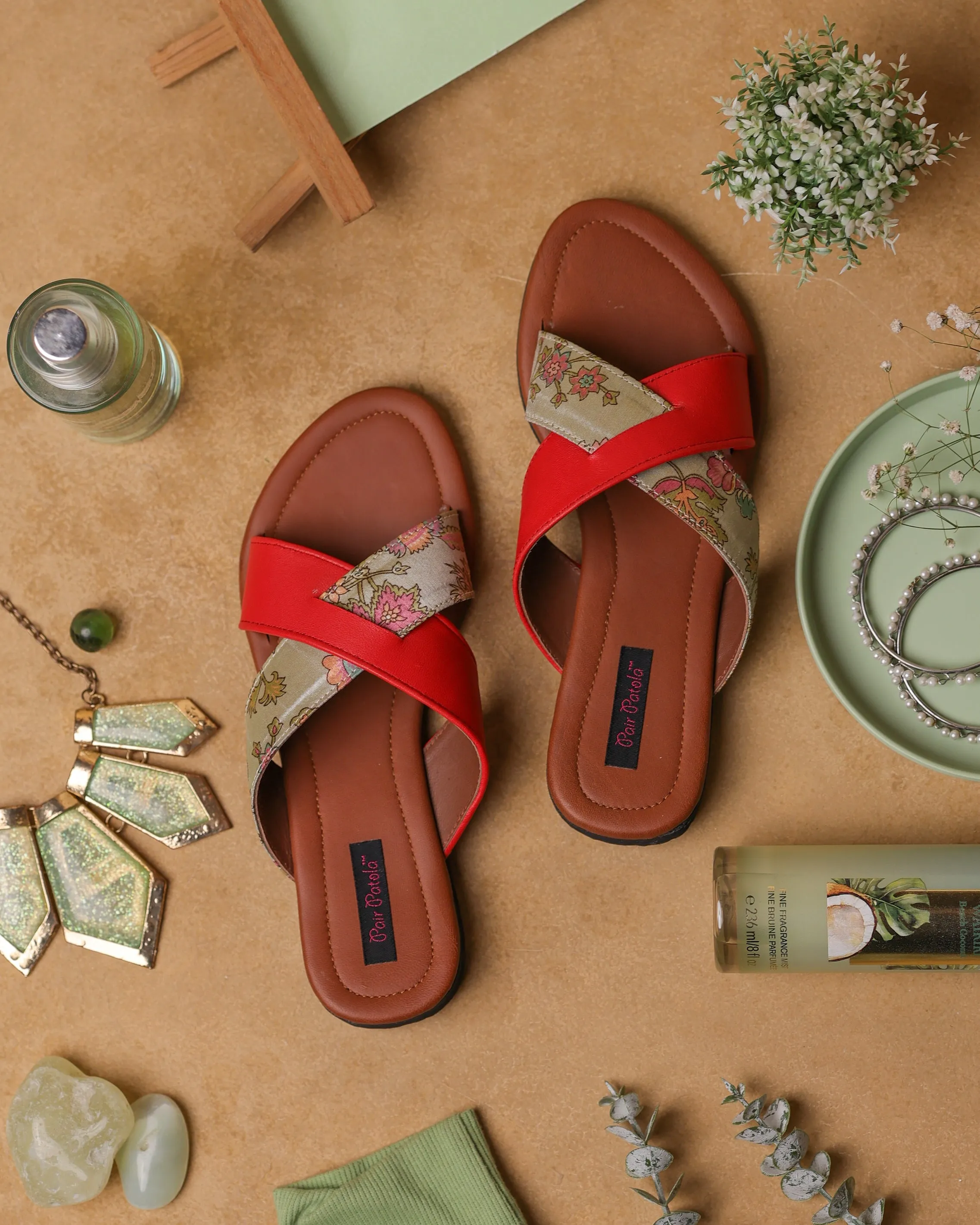 Fuchsia Charm Flats