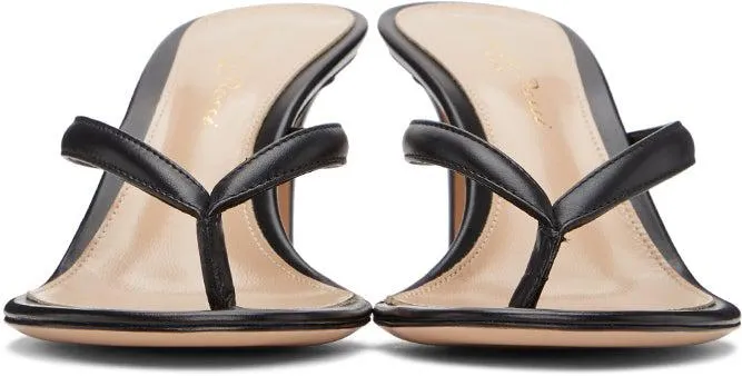 Gianvito Rossi Black Calypso 70 Heeled Sandals